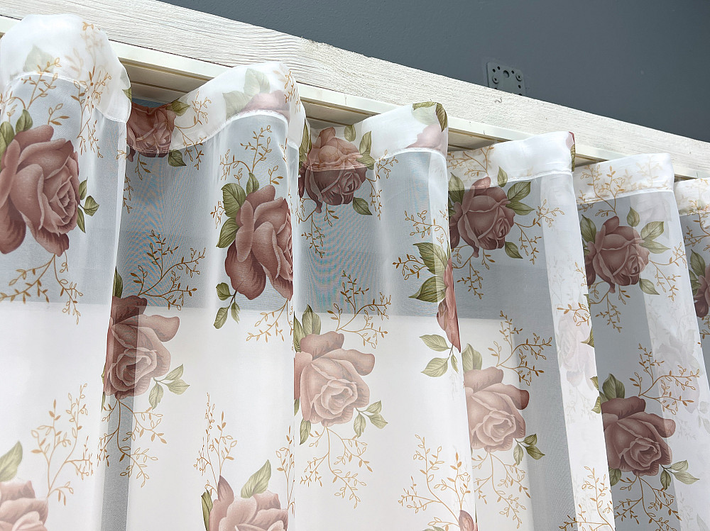 Кухонна арка VR-Textil № 000к білий з пудровим 280х170 см (51-268) Київ - фото 7