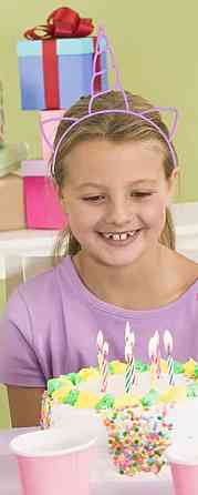 Детский обруч Единорог с ушками 22 на 14 см светло розовый Киев