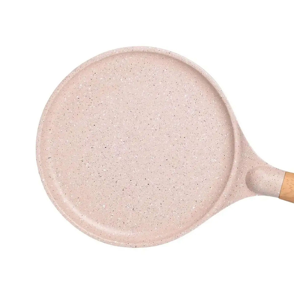 MGC Алюмінієва млинцева сковорода з мармуровим антипригарним покриттям Ø 22 см, товсте дно MGC Коломия - фото 3