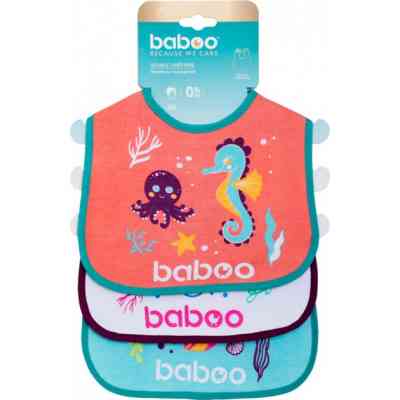 Слюнявчик Baboo Sea Life 3 шт (90603) Винница
