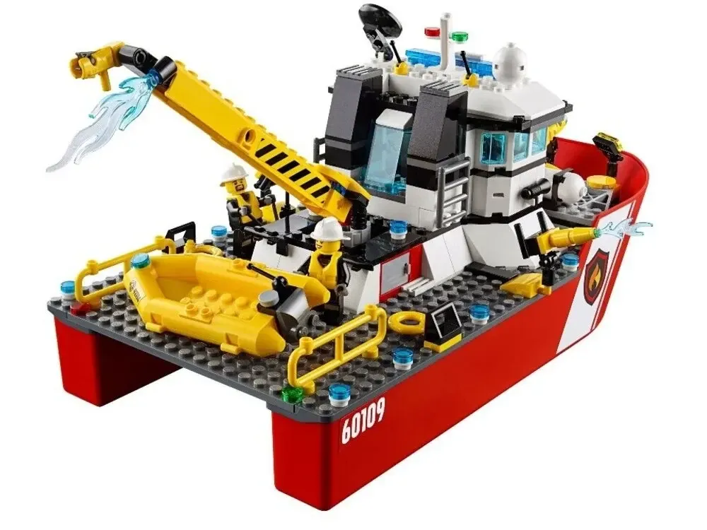 Конструктор Пожежний катер, 412 деталей сумісний із lego-лого Київ - фото 5