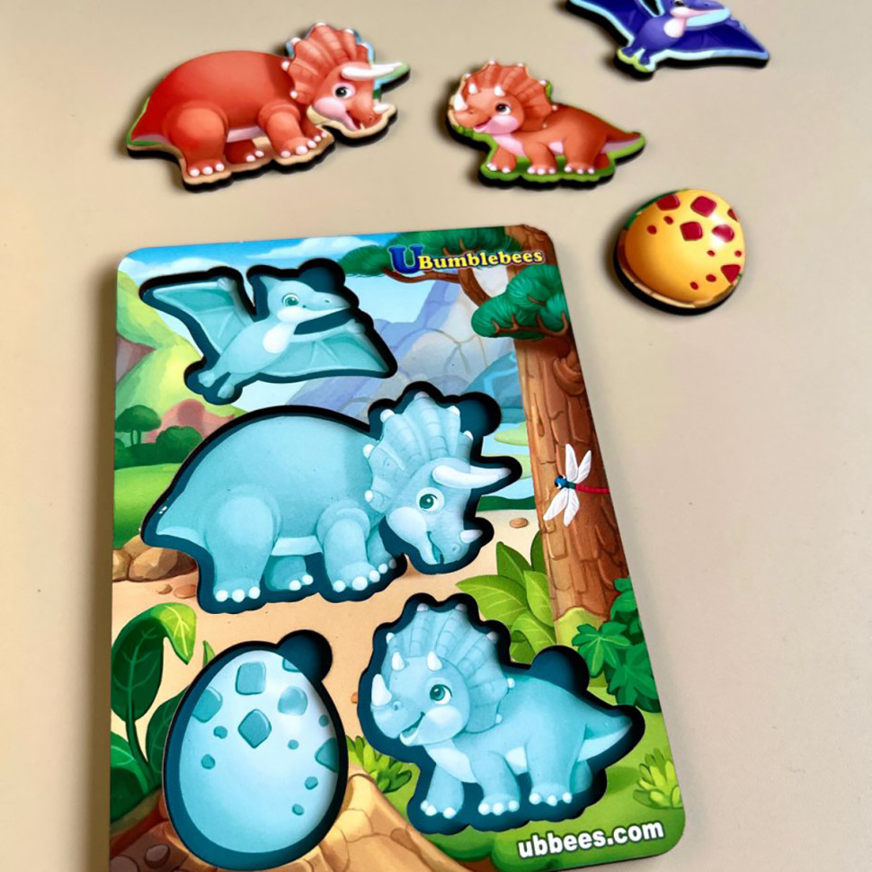 Деревянный пазл-вкладыш 