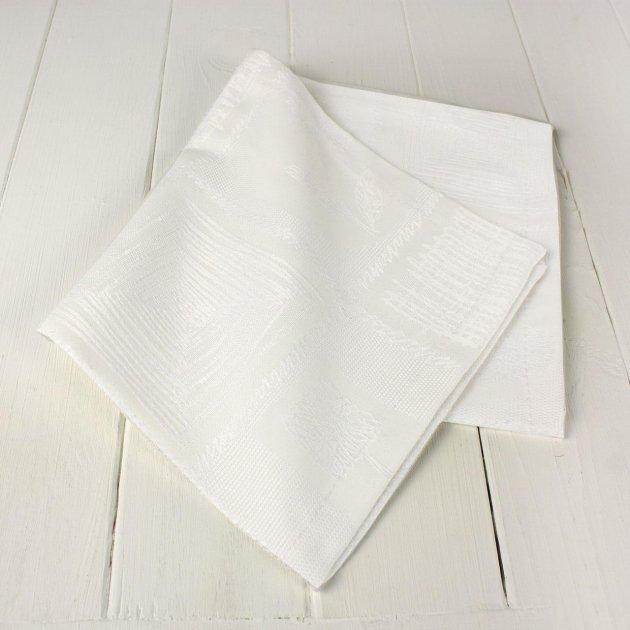 Серветка біла бавовняна Київ - фото 1