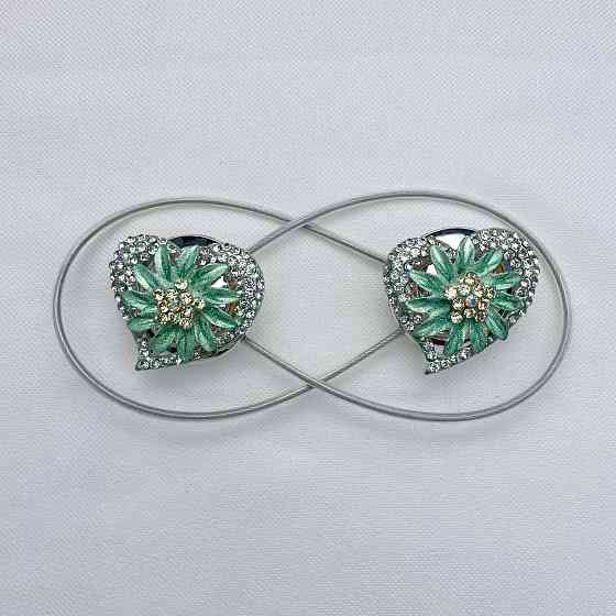 Магніти для штор та гардин "Amour" набір 2 шт М'ятний (81-211) Київ