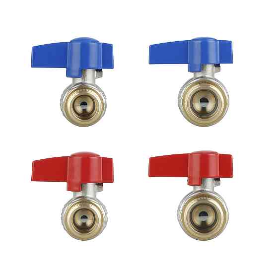 Комплект прямих кранів Thermo Alliance Standart 1/2" ВН -3/4" ВЗ з накидною гайкою для під'єднання котла TAS262RBW1520 Київ