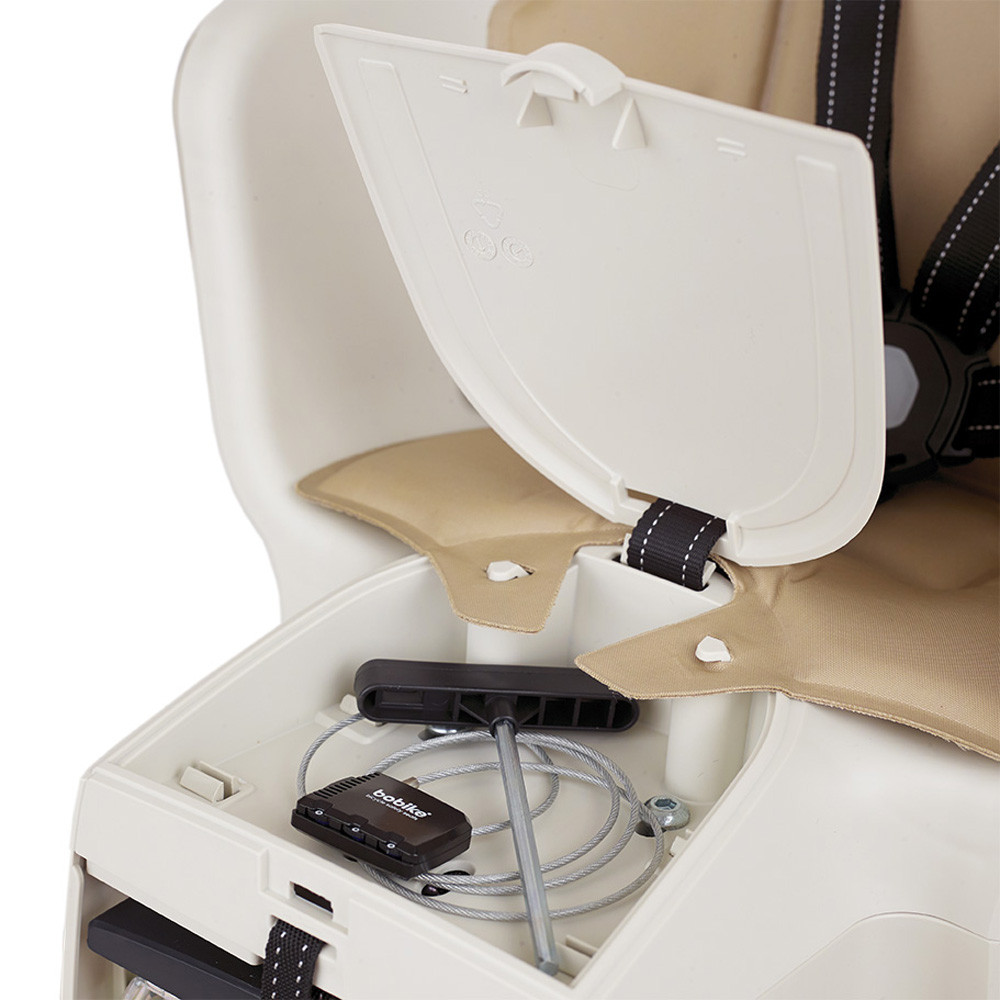 Детское велокресло Bobike Exclusive maxi Plus Carrier LED / Safari chic Київ - фото 6