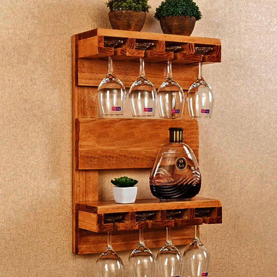 Полиця для келихів "Стенрод" охра Миколаїв - фото 1