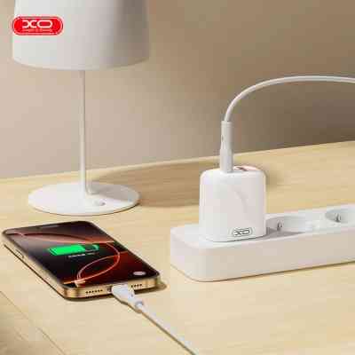 Зарядное устройство XO 1xUSB-C PD20W + 1xUSB QC3.0 White (L158.white) Винница