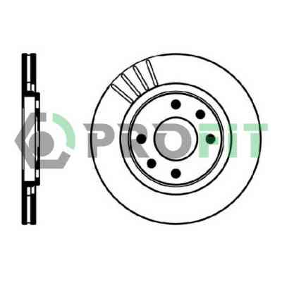 Гальмівний диск Profit 5010-0192 Вінниця