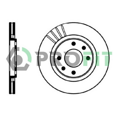Тормозной диск Profit 5010-0192 Винница - изображение 1