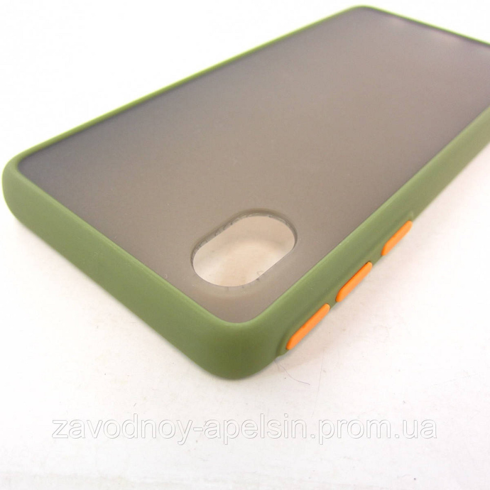 Samsung A01 core A013 Чехол матовый TPU+PC (зеленый) Одесса - изображение 2