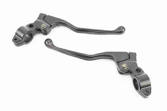 Важіль гальма, зчеплення з кріпленням к-кт 2шт (чорні) Тип 2 Київ