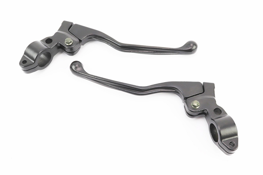 Важіль гальма, зчеплення з кріпленням к-кт 2шт (чорні) Тип 2 Київ - фото 1