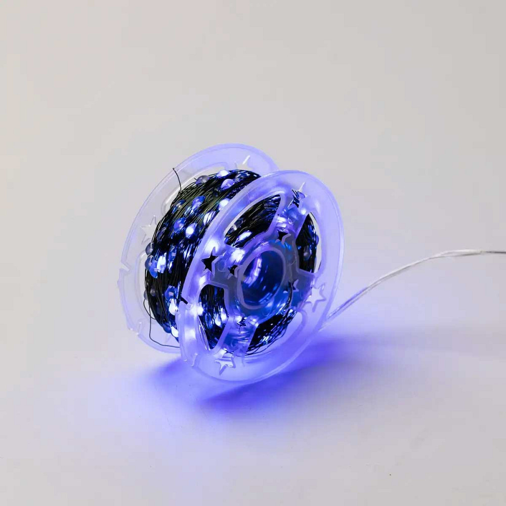 Garlando Гірлянда роса на пульті 50 метрів на 500 led світлодіодів крапля на зеленому дроті син Київ - фото 3