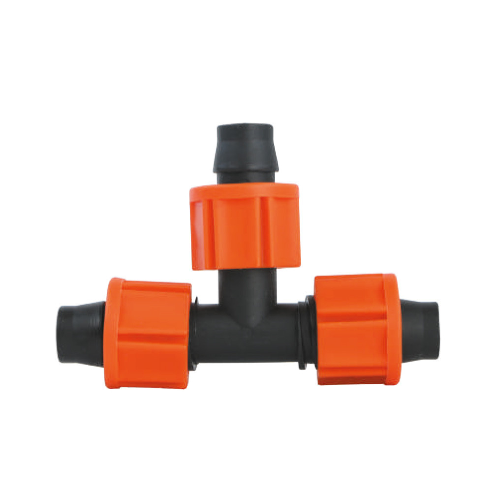 Трійник для крапельної стрічки Ø16 мм затискний FLORA (5079344) Київ - фото 1