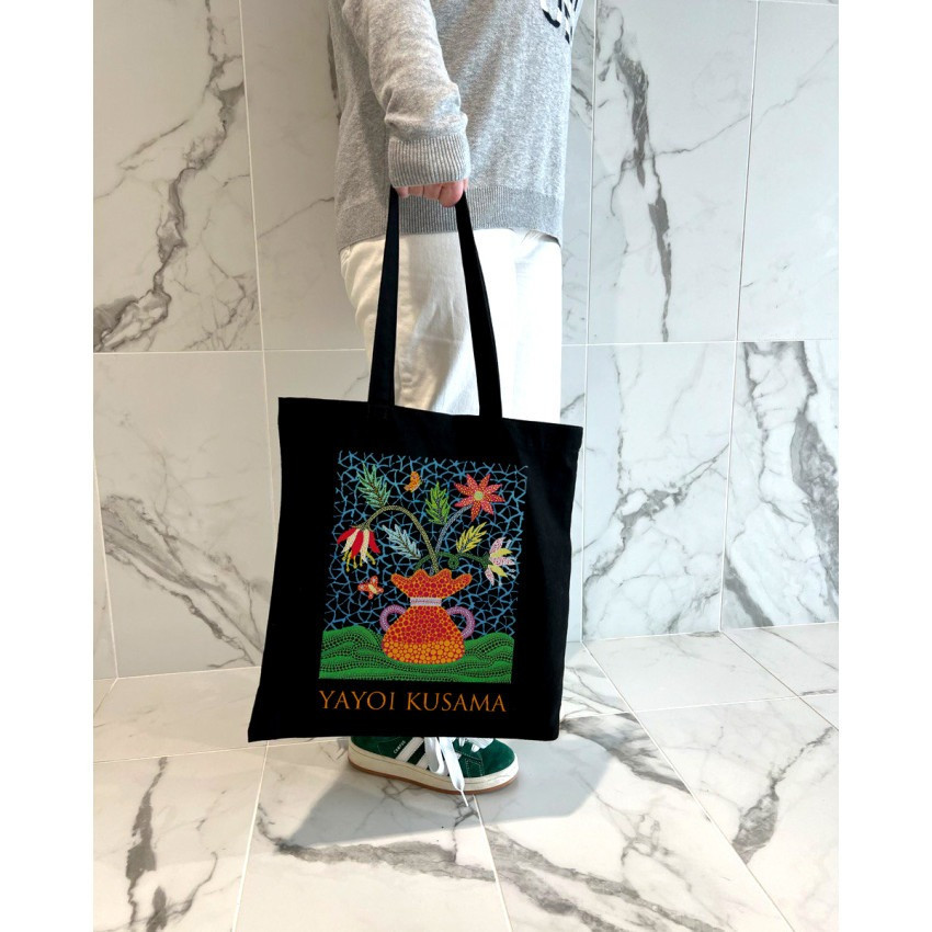 Екошопер BookOpt BK4084 YAYOI KUSAMA Квіти, чорний Киев - изображение 9