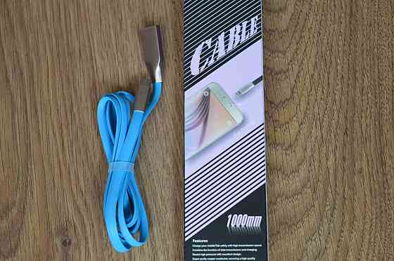 Кабель E-cable Micro USB - USB Flat Series синий 1 м Полтава