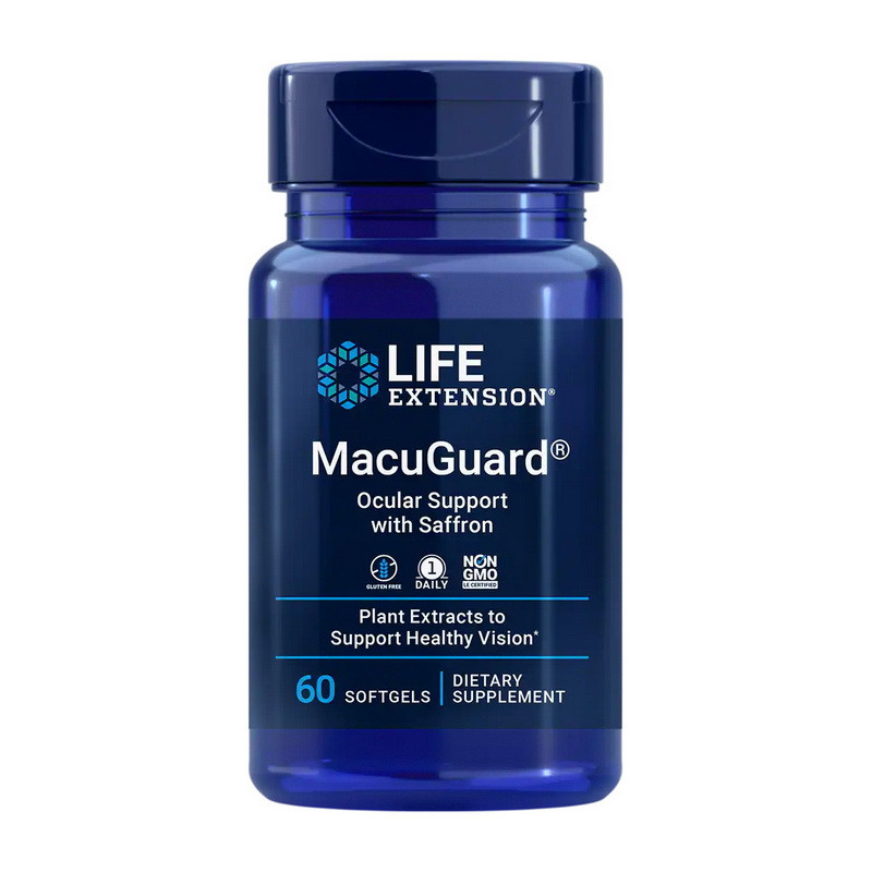 MacuGuard Ocular Support with Saffron (60 softgels) Луцк - изображение 1