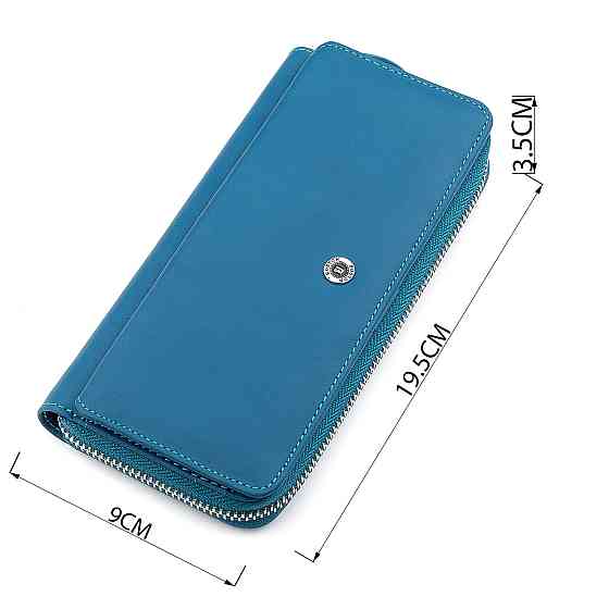 Кошелек женский Boston 18479 (B202) оригинальный Голубой Киев