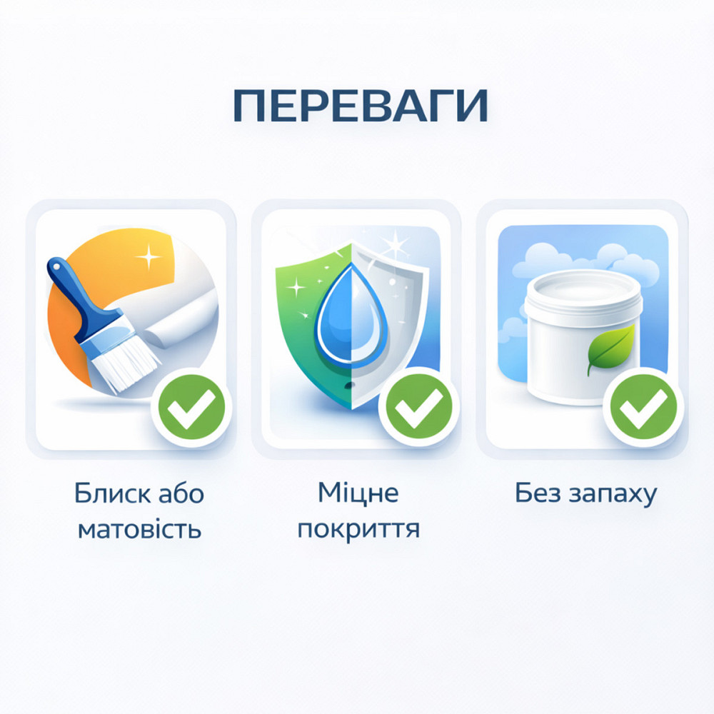 Акрилова емаль для вікон та дверей SkyLine Wood без запаху, з протигрибковим ефектом, біла, 10 л Харків - фото 5