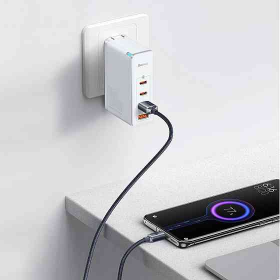 Кабель Baseus Crystal Shine Series Fast Charging Data Cable USB to Type-C 100W 1.2m Black Київ