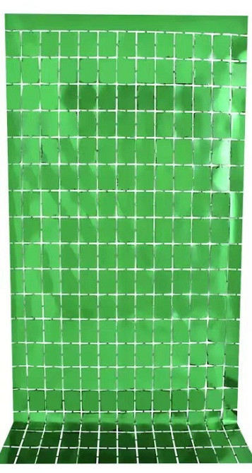 Дождик на фотозону кубиками 2 м на 1 м зеленый Киев - изображение 1