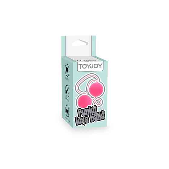 Вагинальные шарики пластиковые розовые Toy Joy Sex Aura Киев