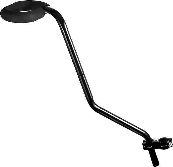 Ручка-держатель для обучения езде на детском велосипеде толкатель для балансировки беговела алюминиевый черный Киев