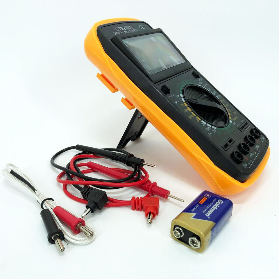 Мультиметр с подсветкой дисплея Digital DT-9208A, Измерительные приборы-мультиметры, VH-169 Хороший мультиметр Киев - изображение 2