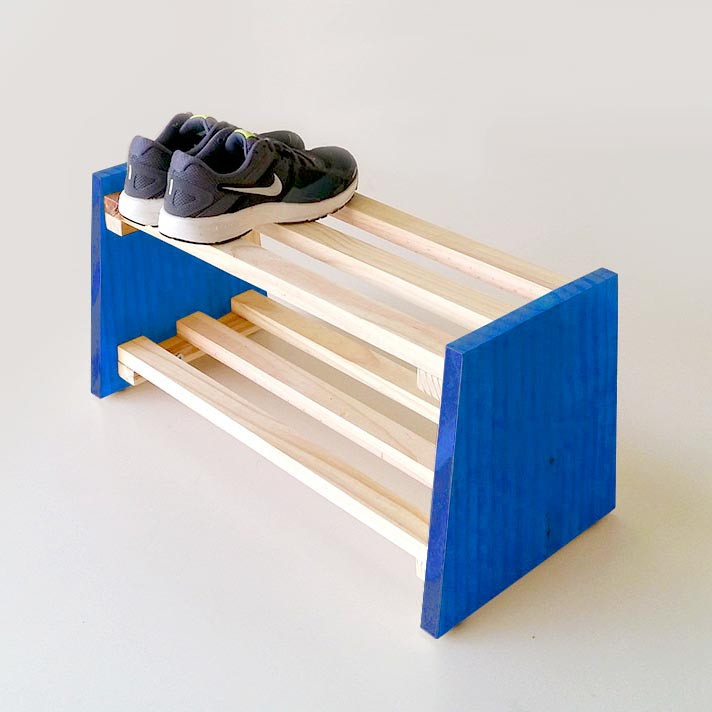 Полиця для взуття "Баскур" бланже-лазурь Миколаїв - фото 1