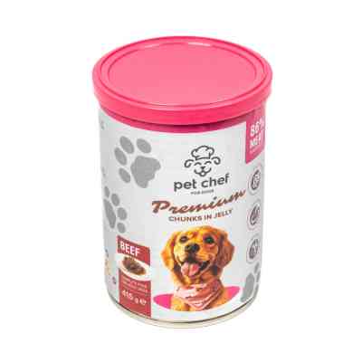 Вологий корм для собак Pet Chef З яловичиною 415 г (4820255193618) Вінниця