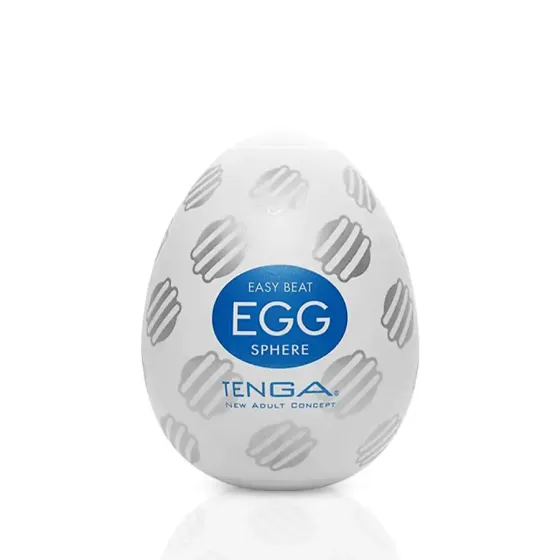 Мастурбатор-яйце Tenga Egg Sphere з багаторівневим рельєфом Львов