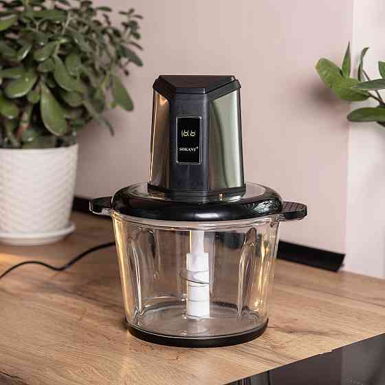 Чоппер измельчитель 800 Вт 4 лезвия с чашей на 2,5 литра 2 скорости мясорубка Sokany SK-06023 Киев