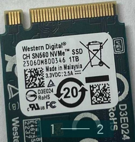 Жорсткий Диск SSD m2, 1 Tb. WD Київ - фото 2