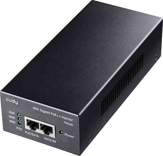 Адаптер PoE Cudy Iнжектор POE400, 90W Gigabit PoE+/PoE Injector Винница