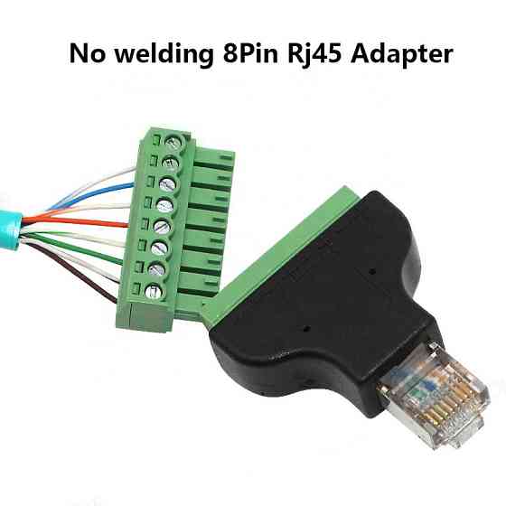 Переходник RJ45 на клеммники для сетевого кабеля Киев