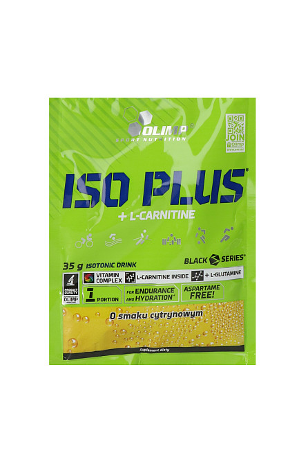Iso Plus+ L-Carnitine 35g sachet (лимон) 35g Луцьк - фото 1