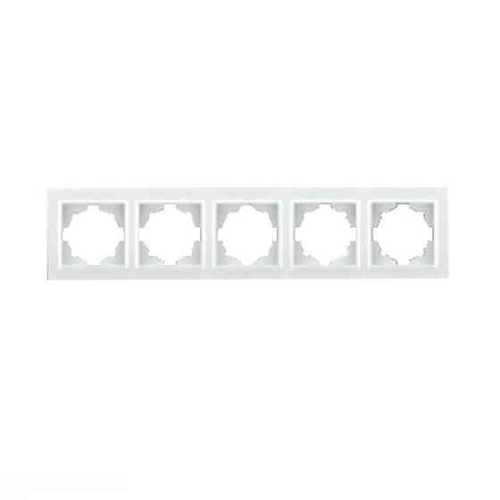 Рамка п'ятимісна, Enzo  білий Дніпро