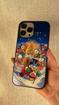 Премиум новогодний чехол со СКРУДЖЕМ на все модели телефонов Iphone, Xiaomi, MEIZU, HUAWEI и Samsung Черновцы