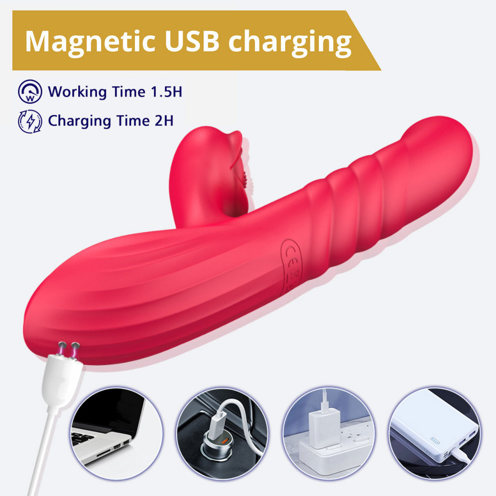 Вібратор - Erospace Sweet Play G-Spot Vibrator With Thrusting A2 Sex Aura Київ - фото 9