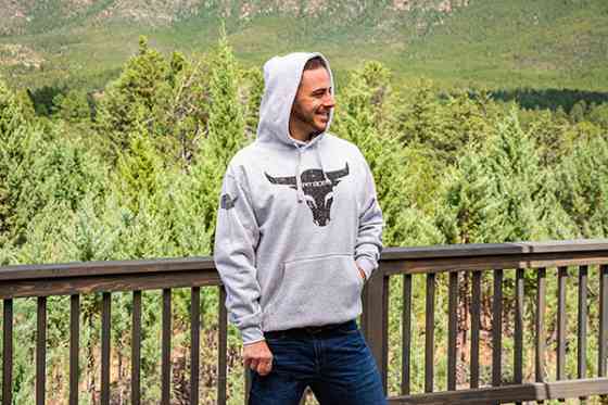 Худи Pit Boss Bull, Grey Heather - мужское MD 40556 Код: 011636 Ровно