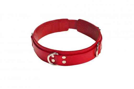 Нашийник Slave leather collar, Red Sex Aura Київ