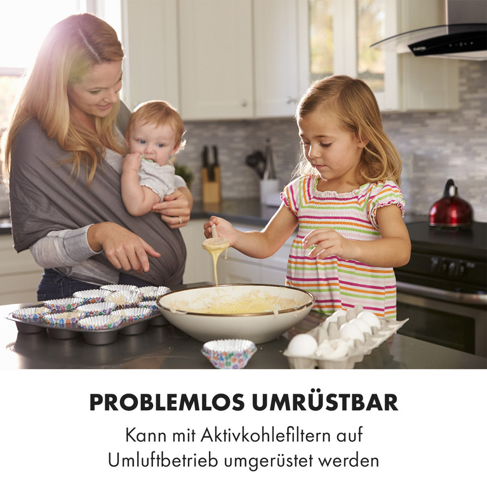 Вытяжка Eclipse 600 м³/ч 3 уровня мощности нержавеющая сталь черный (Германия, читать описание) Ровно - изображение 3