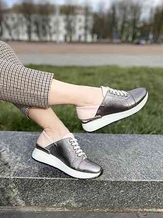 Sothby 's Кросівки жіночі Sothby 's K-810 темн.срібло+пудра (весна-осінь, шкіра натуральна) (33 Коломия