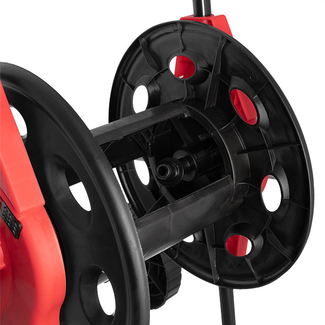 Котушка на колесах, для шланга 1/2" до 45 м, матеріали: PP, ABS, сталь INTERTOOL GE-3003 Київ - фото 7