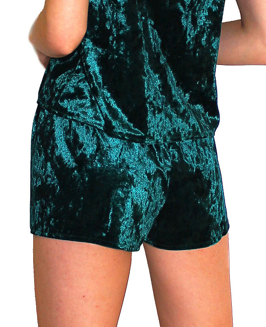 Жіночій домашній костюм футболка+шорти з мармурового велюру Пудровий S/М Харків - фото 3