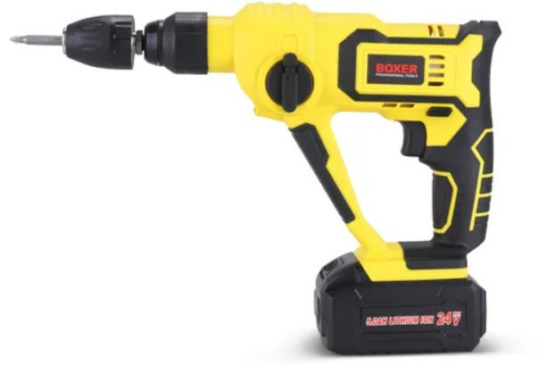 SR-148 Акумуляторний перфоратор SDS+ 2x24 В з м'якою рукояткою, набір свердлів та насадок, кейс Одеса - фото 2