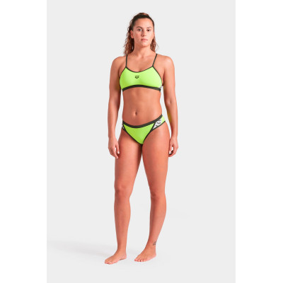 Купальник Arena Icons Bikini Cross Back Solid 005037-660 Салатовий 36 (3468337529231) Винница - изображение 3