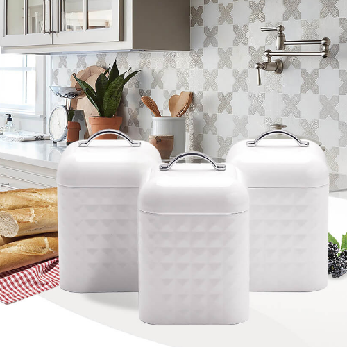 Набір ємностей 3шт Maestro MR-1676-3S-WHITE Житомир