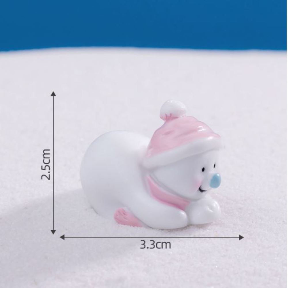 Новогодняя фигурка Снеговик для декора, флорариума, мини-сада, творчества, микроландшафта, песочного стола Одесса - изображение 2